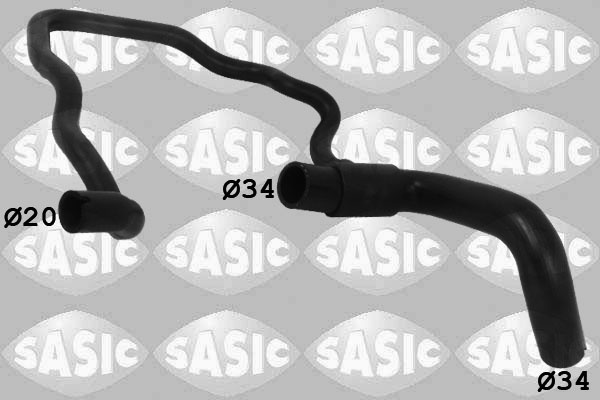 Furtun radiator partea de jos (3406211 SAS) OPEL
