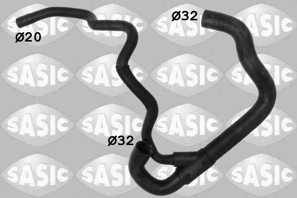 Furtun radiator partea de jos (3406253 SAS) FORD