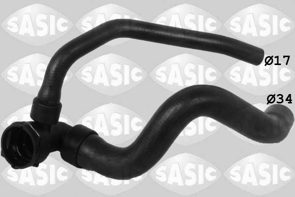 Furtun radiator partea de jos (3406275 SAS) OPEL