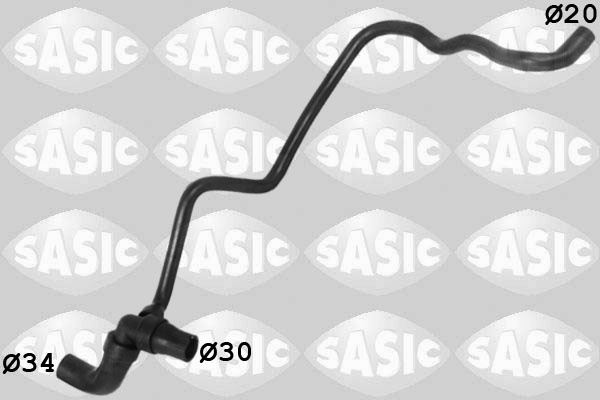 Furtun radiator partea de jos (3406277 SAS) OPEL