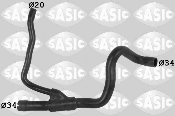 Furtun radiator partea de jos (3406343 SAS) OPEL