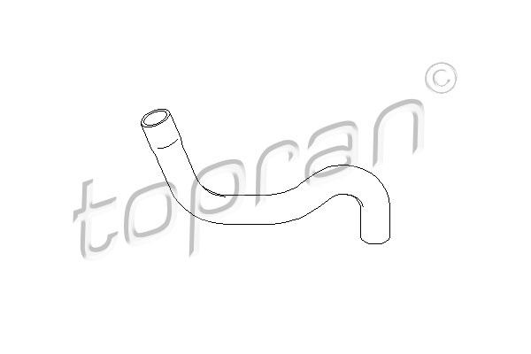 Furtun radiator partea de jos (721830 HAN) PEUGEOT