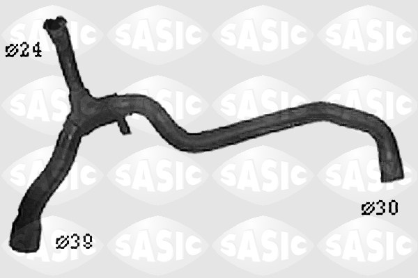 Furtun radiator partea de jos (SWH0292 SAS) Citroen