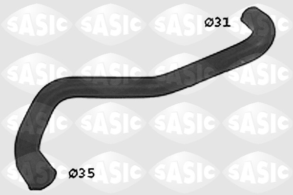 Furtun radiator partea de jos (SWH0467 SAS) Citroen,PEUGEOT