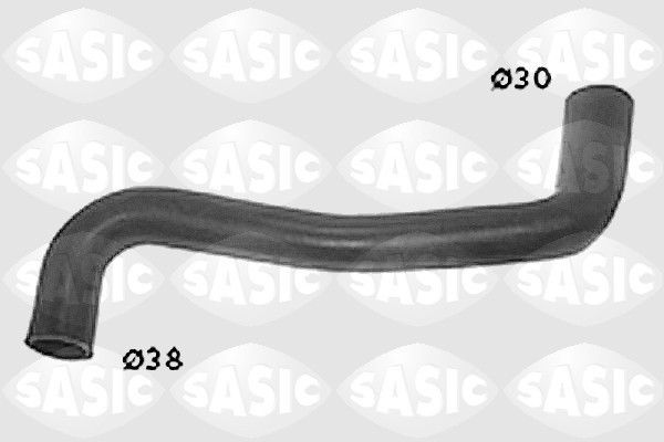 Furtun radiator partea de jos (SWH0489 SAS) Citroen,PEUGEOT
