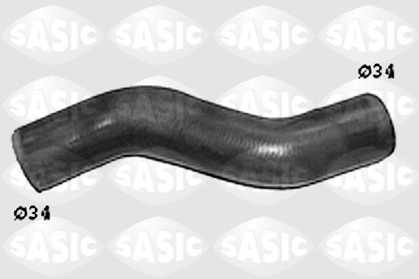 Furtun radiator partea de jos (SWH4169 SAS) RENAULT