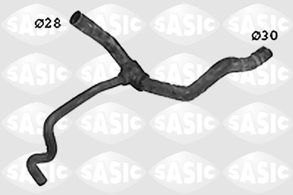 Furtun radiator partea de jos (SWH4192 SAS) RENAULT