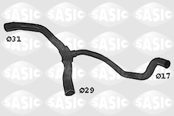 Furtun radiator partea de jos (SWH4307 SAS) RENAULT