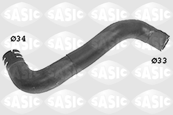 Furtun radiator partea de jos (SWH6618 SAS) FIAT