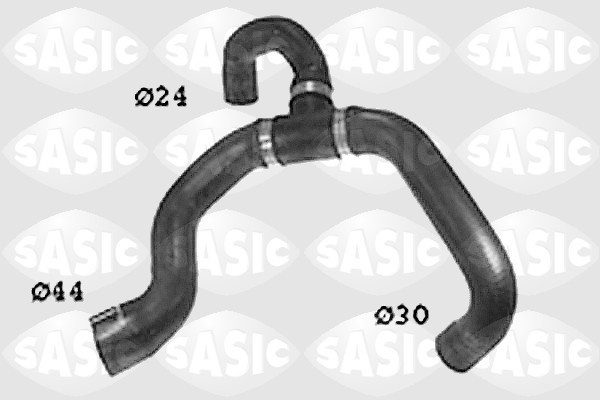 Furtun radiator partea de jos (SWH6661 SAS) FORD