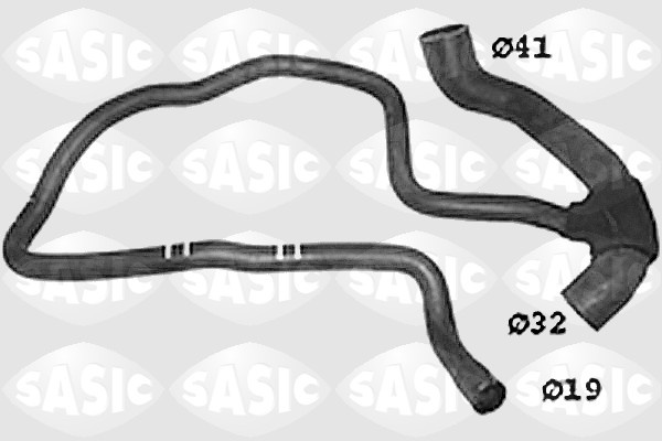Furtun radiator partea de jos (SWH6720 SAS) OPEL