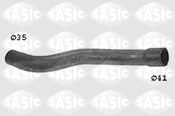 Furtun radiator partea de jos (SWH6762 SAS) OPEL