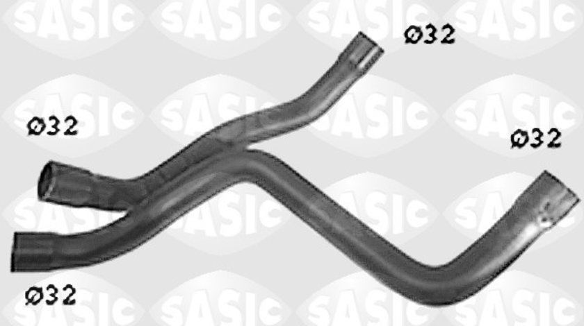 Furtun radiator partea de jos (SWH6835 SAS) SEAT,VW