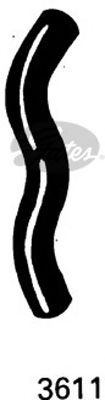 Furtun radiator PEUGEOT 106 I (1A, 1C) (1991 - 1996) GATES 3611 piesa NOUA