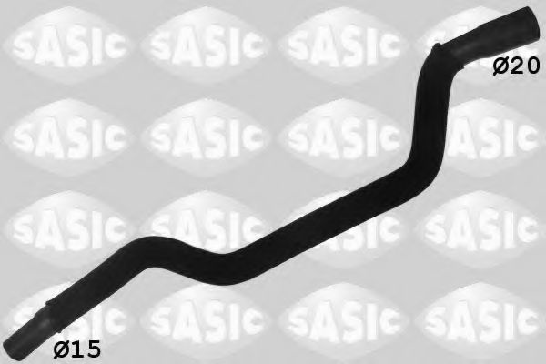 Furtun radiator PEUGEOT 206 CC (2D) (2000 - 2016) SASIC 3400089 piesa NOUA