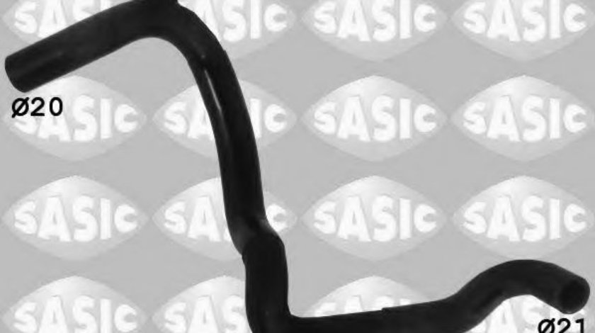 Furtun radiator PEUGEOT 206 Hatchback (2A/C) (1998 - 2016) SASIC 3400157 piesa NOUA