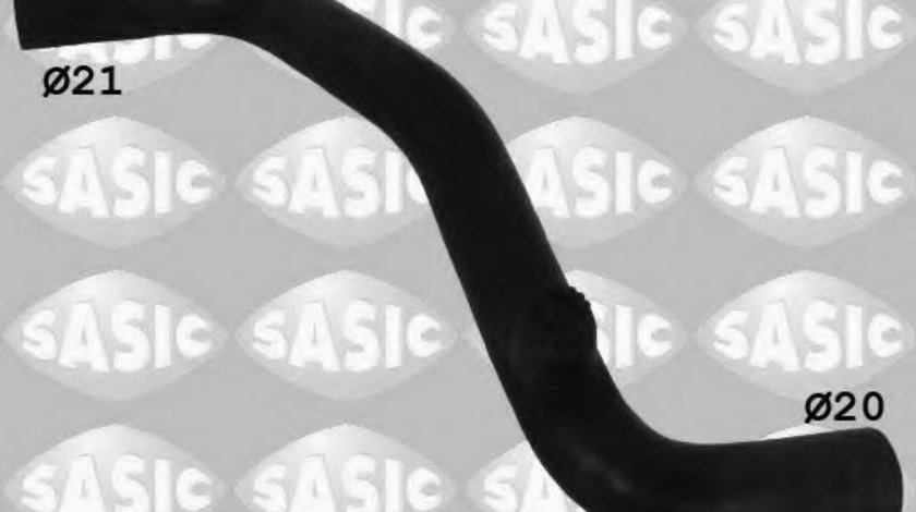 Furtun radiator PEUGEOT 206 Hatchback (2A/C) (1998 - 2016) SASIC 3400159 piesa NOUA