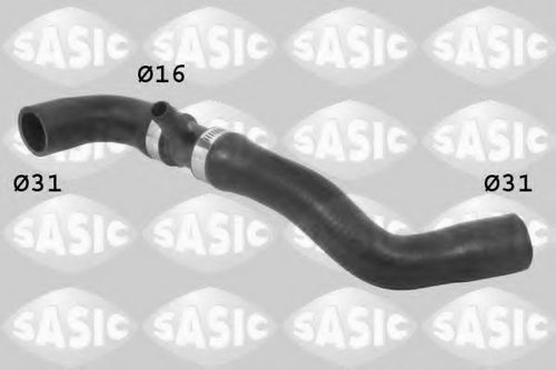 Furtun radiator PEUGEOT 206 Hatchback (2A/C) (1998 - 2016) SASIC 3400009 piesa NOUA