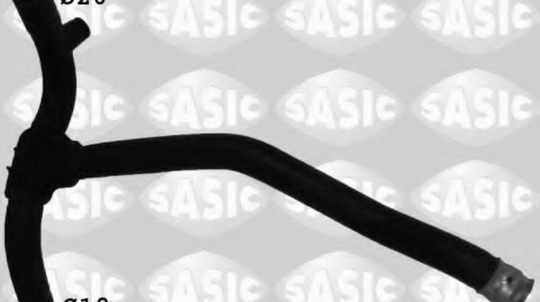 Furtun radiator PEUGEOT 206 Hatchback (2A/C) (1998 - 2016) SASIC 3400122 piesa NOUA