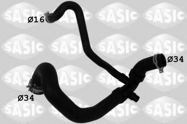 Furtun radiator PEUGEOT 301 (2012 - 2016) SASIC 3400199 piesa NOUA
