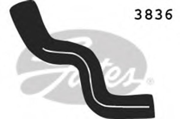 Furtun radiator PEUGEOT PARTNER caroserie (5) (1996 - 2012) GATES 3836 piesa NOUA