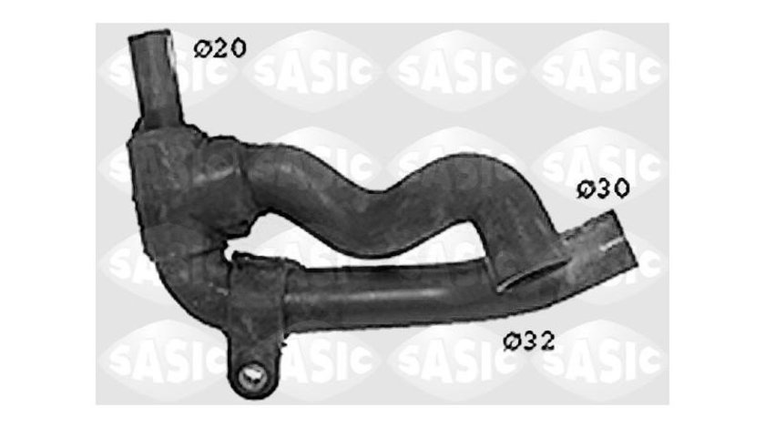 Furtun radiator Renault 19 (B/C53_) 1988-1994 #2 3595