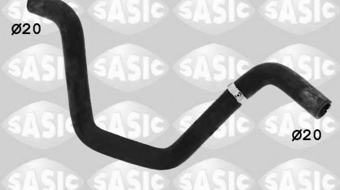 Furtun radiator RENAULT GRAND SCENIC II (JM0/1) (2004 - 2016) SASIC 3404167 piesa NOUA