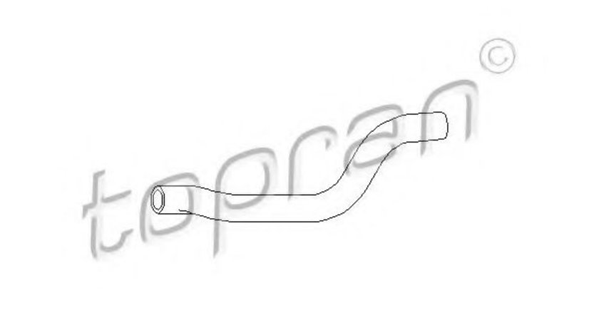 Furtun radiator SEAT TOLEDO I (1L) (1991 - 1999) TOPRAN 102 872 piesa NOUA