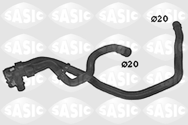 Furtun radiator (SWH0502 SAS) PEUGEOT