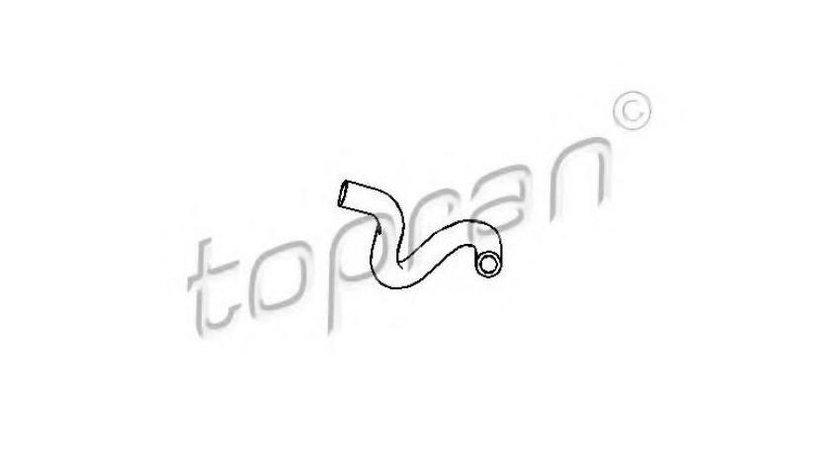 Furtun radiator Volkswagen VW JETTA Mk II (19E, 1G2, 165) 1983-1992 #2 027121096A