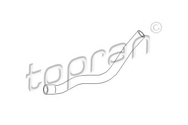Furtun radiator VW GOLF III Variant (1H5) (1993 - 1999) TOPRAN 108 317 piesa NOUA