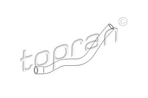 Furtun radiator VW GOLF III Variant (1H5) (1993 - 1999) TOPRAN 108 317 piesa NOUA