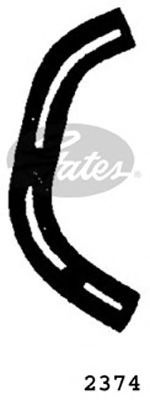 Furtun radiator VW PASSAT (3A2, 35I) (1988 - 1997) GATES 2374 piesa NOUA