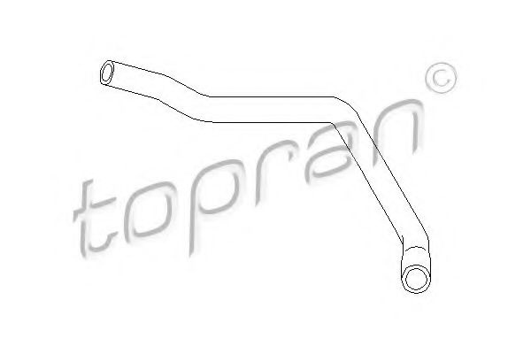 Furtun radiator VW PASSAT (3A2, 35I) (1988 - 1997) TOPRAN 102 869 piesa NOUA