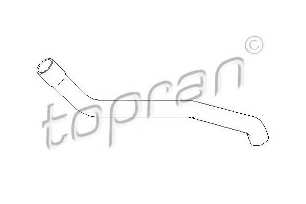 Furtun radiator VW PASSAT (3A2, 35I) (1988 - 1997) TOPRAN 109 194 piesa NOUA