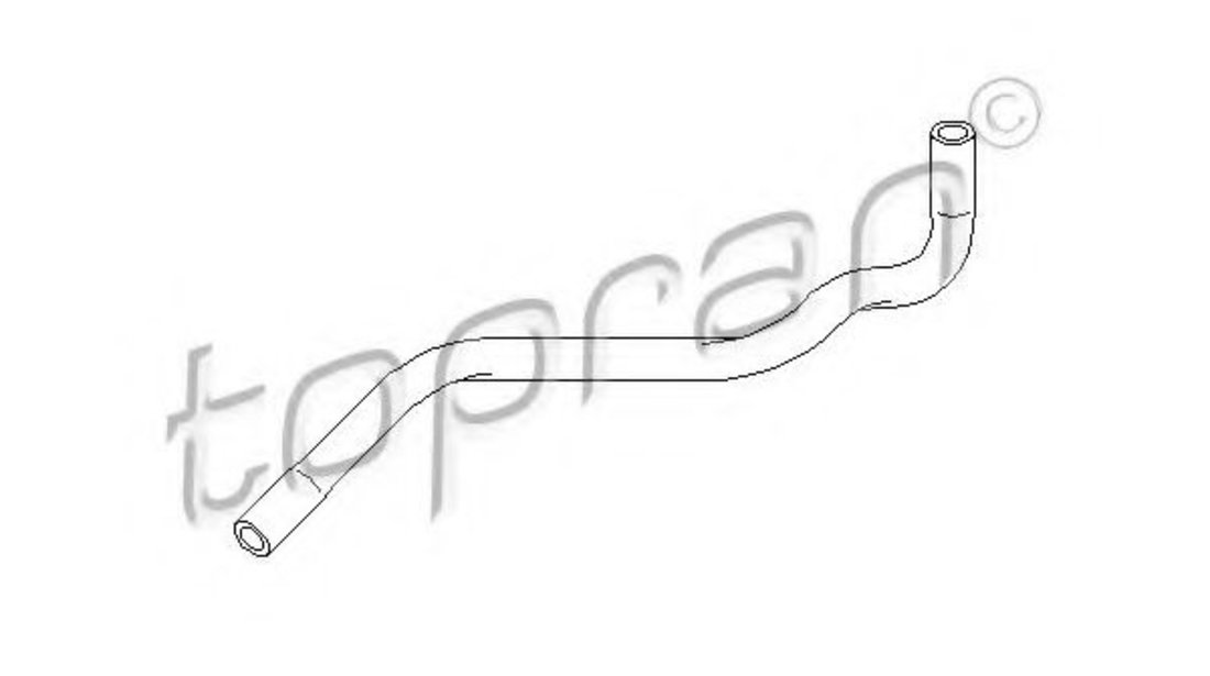 Furtun radiator VW PASSAT Variant (3A5, 35I) (1988 - 1997) TOPRAN 103 002 piesa NOUA