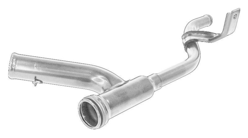 Furtun sistem racire conducta metal (model T in fata motorului) FIAT GRANDE PUNTO, IDEA, PUNTO, STILO; LANCIA MUSA, YPSILON 1.2 1.4 dupa 1999