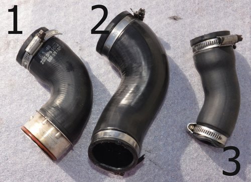 Furtun turbo intercooler Smart Fortwo CDI 0.800 / A6601410104