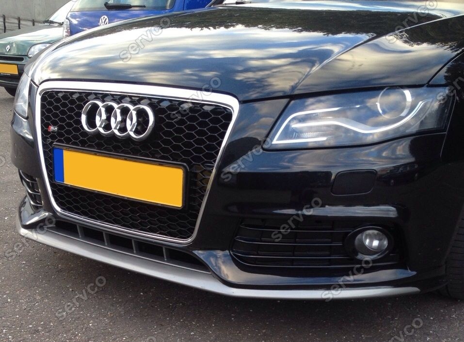 Fusta spoiler prelungire bara fata Audi A4 B8 8K S line RS4 S4