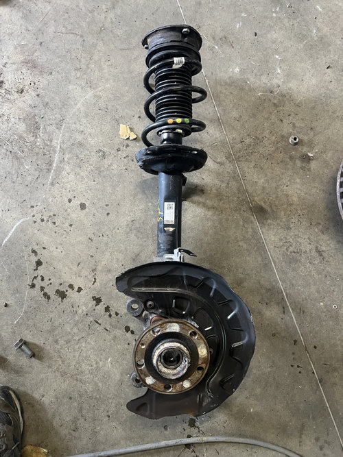 Fuzeta cu amortizor stanga fata Volkswagen T-Roc 1.4 Benzina 2020, -