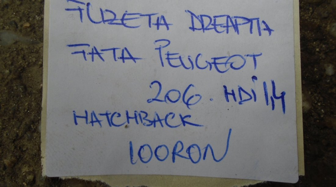 Fuzeta dr fata peugeot 206 1.4hdi hatchback