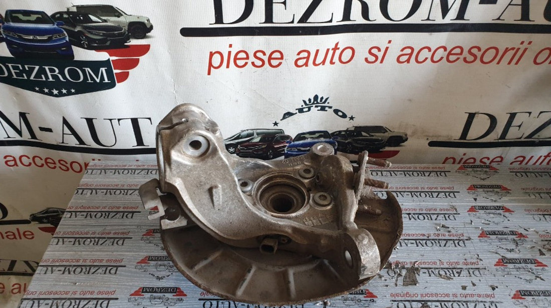 Fuzeta originala stanga fata cu rulment si senzor SEAT Alhambra II 1.4 TSI 150 cai cod piesa : 3C0407257F