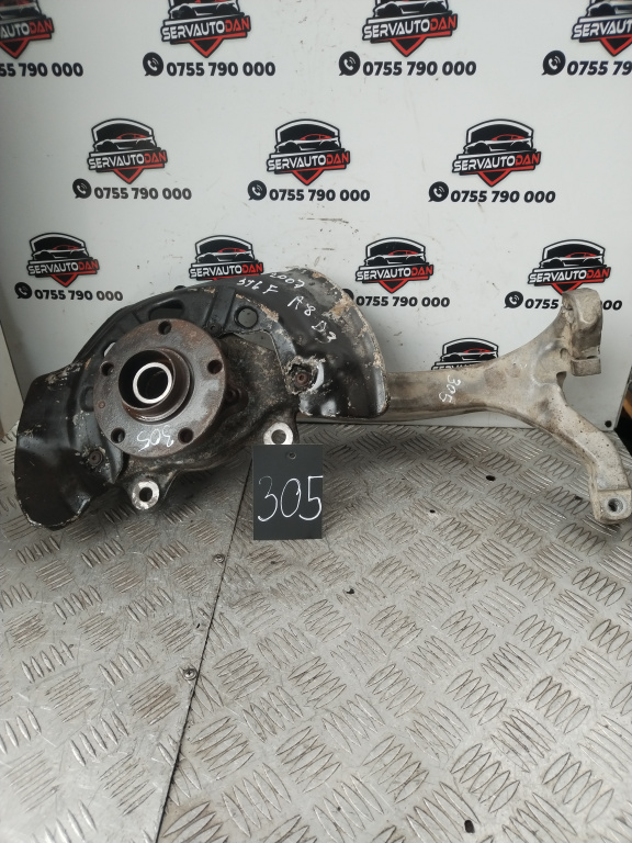 Fuzeta stanga fata Audi A8 (2002-2009) [4E] D3 3.0 Motorina 2007, 4E0615311H / 4E0257M
