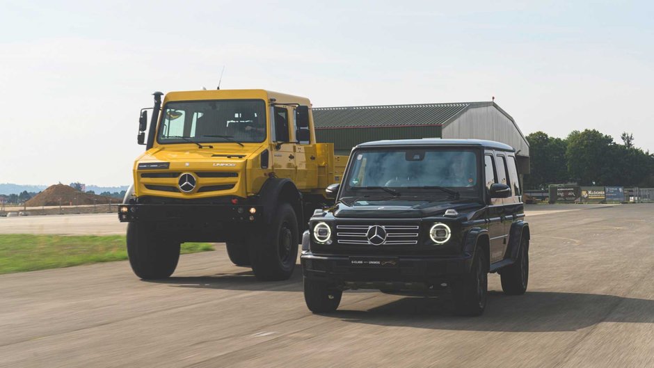 G-Class si Unimog in off-road