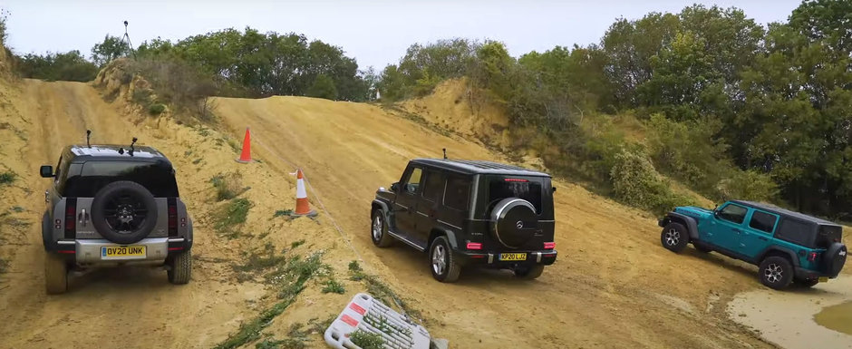 G-Class vs Defender vs Wrangler: Toate sunt imbatabile in off-road dar numai unul poate fi "REGELE"