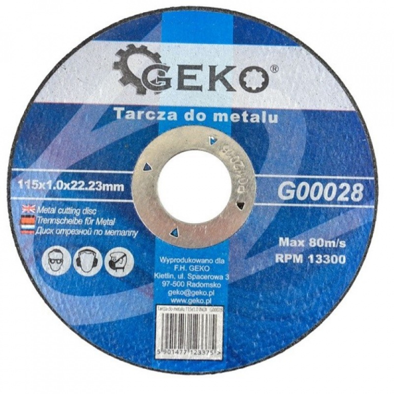 G-G00028 Disc pentru taiat metal 115x1.0x22mm