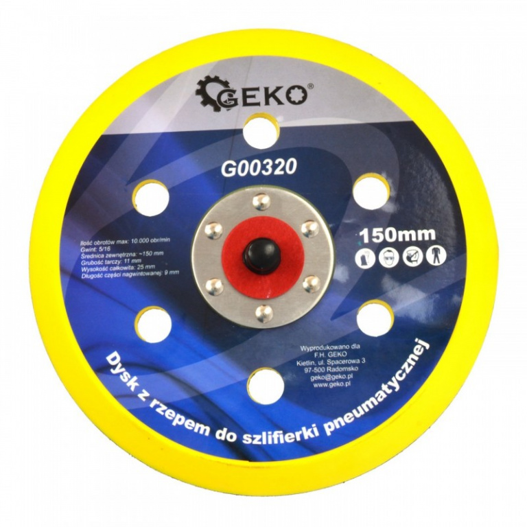 G-G00320 Taler de slefuit 150mm