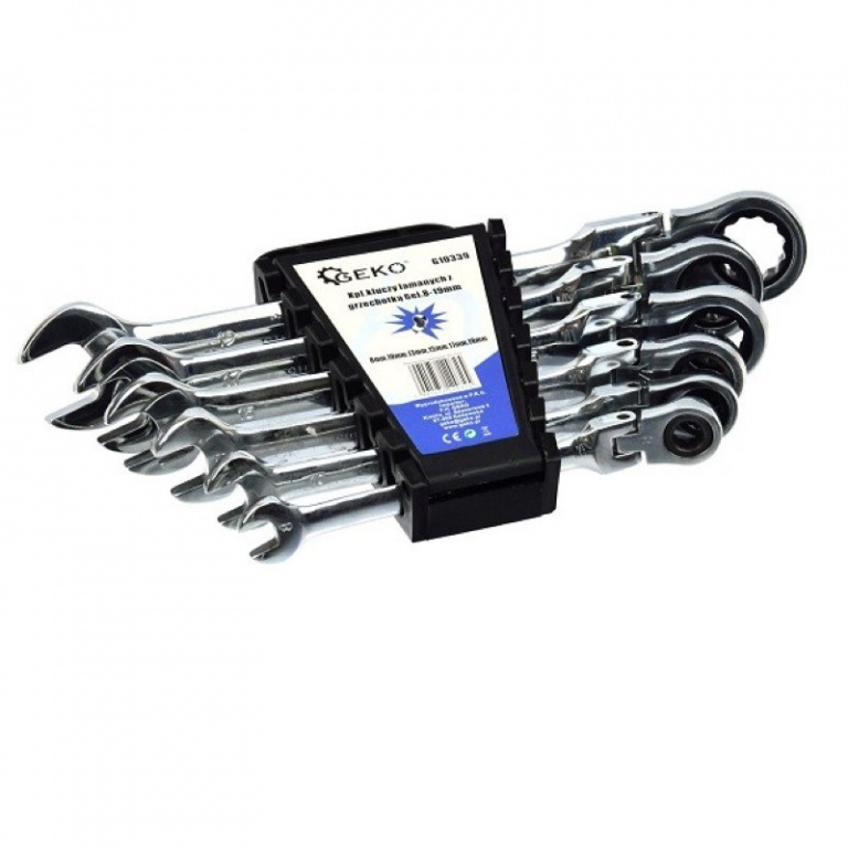 G-G10339 Set de cheie combinate cu clichet 8-19mm