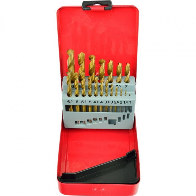 G-G38234 Trusa cu burghie din titan 1-10mm