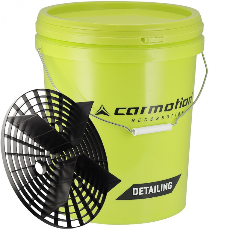 Galeata Detailing Auto Carmotion Cu Grilaj Separator Si Capac Verde 20L 83093